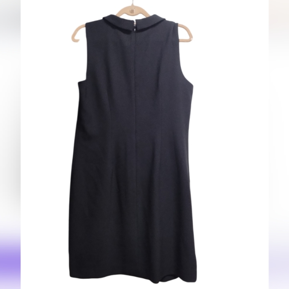 Karl Lagerfeld Pearl Beaded Embellished Black Dress - Picture 2 of 4